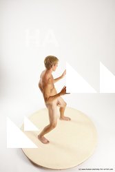 Nude Man White Standing poses - ALL Athletic Short Brown Standing poses - simple Multi angles poses Realistic