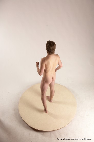 Nude Man White Standing poses - ALL Slim Short Brown Standing poses - simple Multi angles poses Realistic