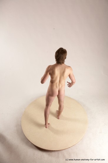 Nude Man White Standing poses - ALL Slim Short Brown Standing poses - simple Multi angles poses Realistic