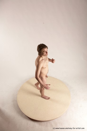 Nude Man White Standing poses - ALL Slim Short Brown Standing poses - simple Multi angles poses Realistic