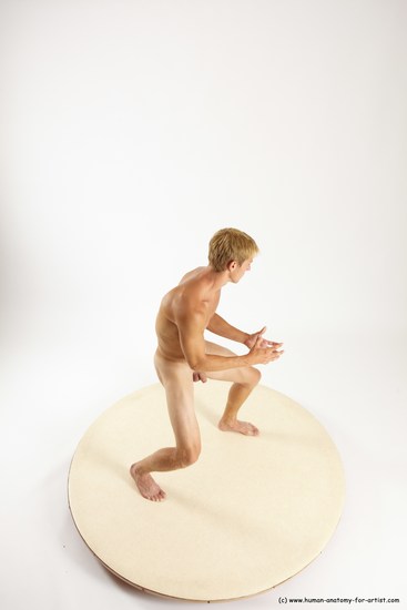 Nude Man White Standing poses - ALL Athletic Short Brown Standing poses - simple Multi angles poses Realistic