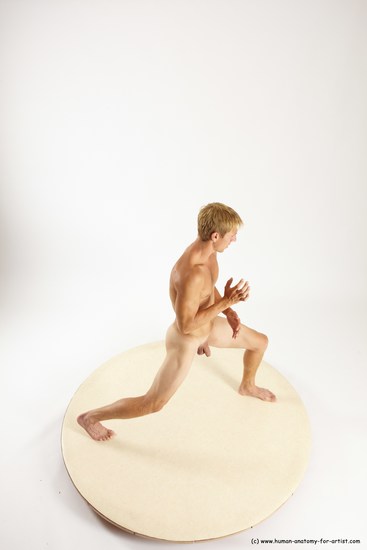 Nude Man White Standing poses - ALL Athletic Short Brown Standing poses - simple Multi angles poses Realistic