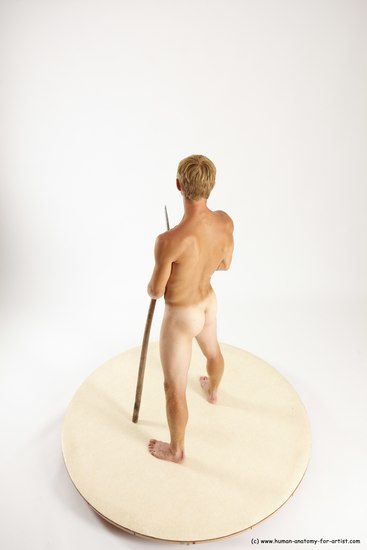 Nude Man White Standing poses - ALL Athletic Short Brown Standing poses - simple Multi angles poses Realistic