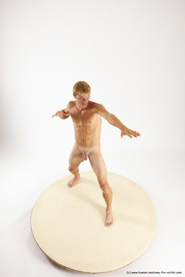 Nude Man White Standing poses - ALL Athletic Short Brown Standing poses - simple Multi angles poses Realistic