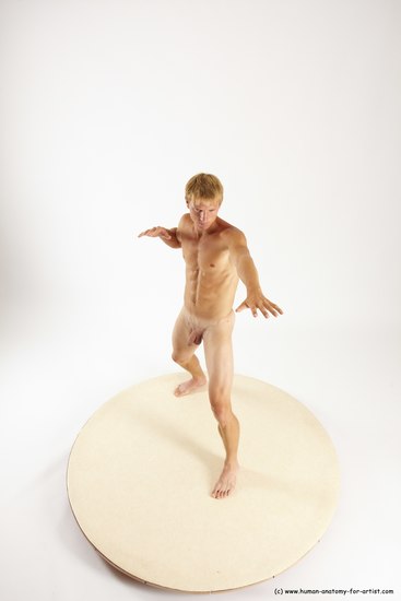 Nude Man White Standing poses - ALL Athletic Short Brown Standing poses - simple Multi angles poses Realistic