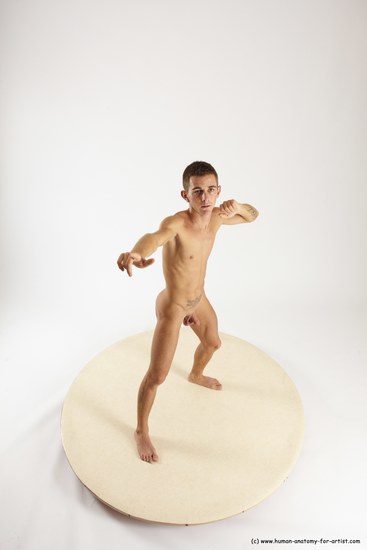 Nude Man White Standing poses - ALL Athletic Short Brown Standing poses - simple Multi angles poses Realistic