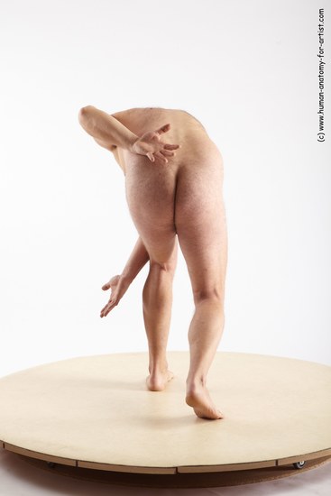 Nude Man White Standing poses - ALL Chubby Short Grey Standing poses - bend over Realistic