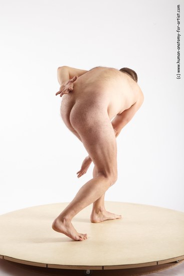 Nude Man White Standing poses - ALL Chubby Short Grey Standing poses - bend over Realistic
