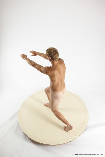 Nude Man White Standing poses - ALL Athletic Short Brown Standing poses - simple Multi angles poses Realistic