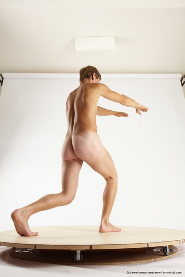 Nude Man White Standing poses - ALL Athletic Short Brown Standing poses - simple Multi angles poses Realistic