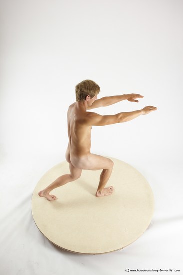 Nude Man White Standing poses - ALL Athletic Short Brown Standing poses - simple Multi angles poses Realistic