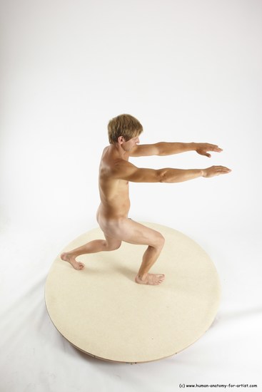 Nude Man White Standing poses - ALL Athletic Short Brown Standing poses - simple Multi angles poses Realistic