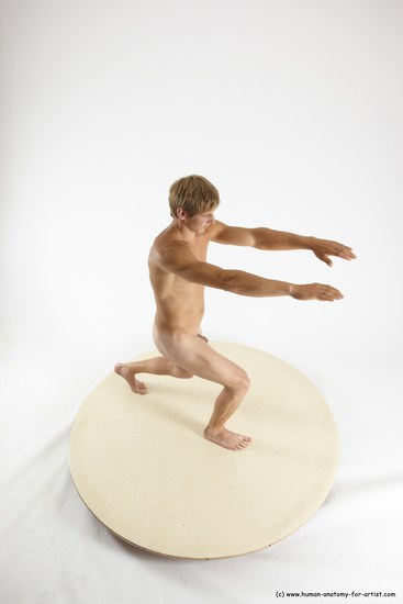 Nude Man White Standing poses - ALL Athletic Short Brown Standing poses - simple Multi angles poses Realistic