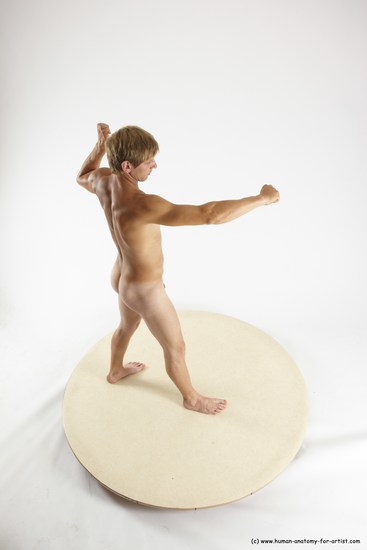 Nude Man White Standing poses - ALL Athletic Short Brown Standing poses - simple Multi angles poses Realistic