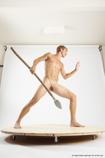 Nude Man White Standing poses - ALL Athletic Short Brown Standing poses - simple Multi angles poses Realistic