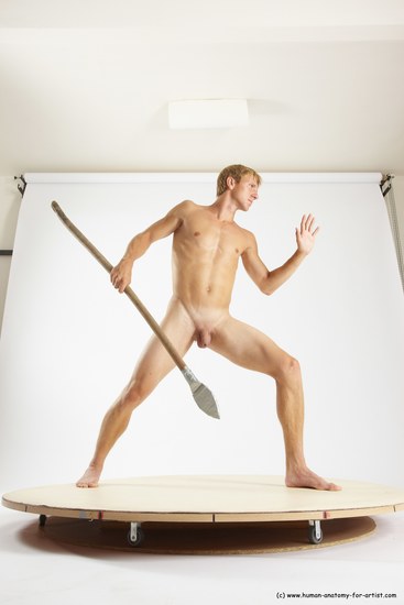 Nude Man White Standing poses - ALL Athletic Short Brown Standing poses - simple Multi angles poses Realistic