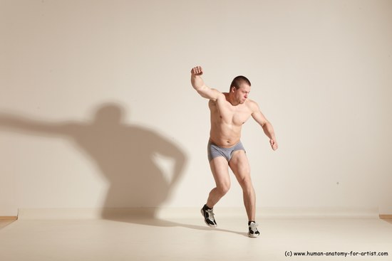 Underwear Martial art Man White Standing poses - ALL Athletic Short Brown Standing poses - simple Dynamic poses Academic