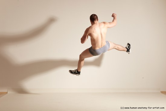 Underwear Martial art Man White Standing poses - ALL Athletic Short Brown Standing poses - simple Dynamic poses Academic