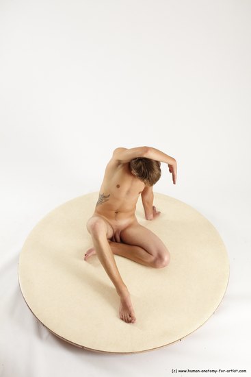 Nude Man White Standing poses - ALL Slim Short Brown Standing poses - simple Multi angles poses Realistic