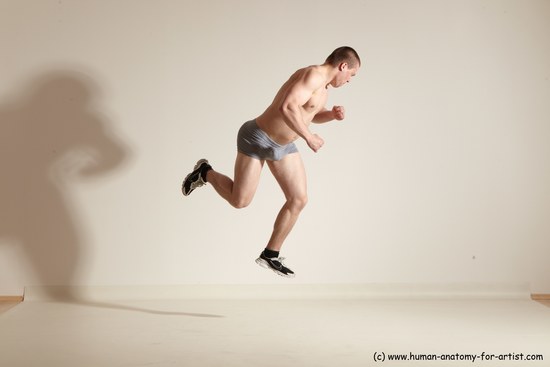 Underwear Martial art Man White Standing poses - ALL Athletic Short Brown Standing poses - simple Dynamic poses Academic