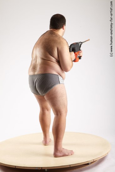 Underwear Daily activities Man White Standing poses - ALL Overweight Short Black Standing poses - simple Academic