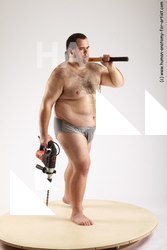 Underwear Daily activities Man White Standing poses - ALL Overweight Short Black Standing poses - simple Academic