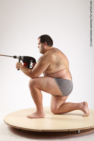 Underwear Daily activities Man White Standing poses - ALL Overweight Short Black Standing poses - simple Academic