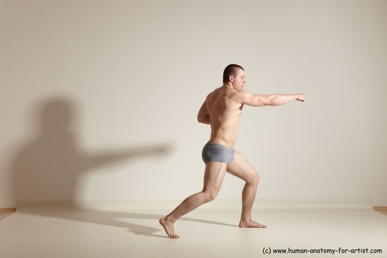 Underwear Martial art Man White Standing poses - ALL Athletic Short Brown Standing poses - simple Dynamic poses Academic