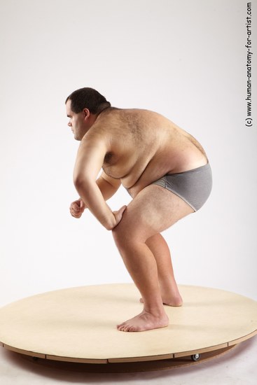 Underwear Man White Standing poses - ALL Overweight Short Black Standing poses - simple Academic