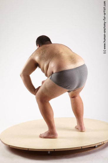 Underwear Man White Standing poses - ALL Overweight Short Black Standing poses - simple Academic