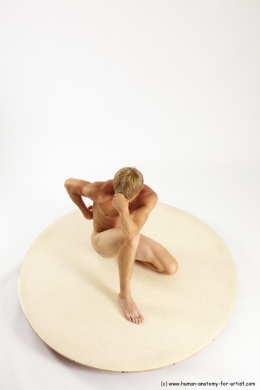 Nude Man White Sitting poses - simple Athletic Short Brown Sitting poses - ALL Multi angles poses Realistic