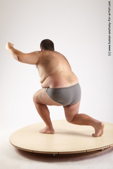 Underwear Man White Standing poses - ALL Overweight Short Standing poses - bend over Black Academic