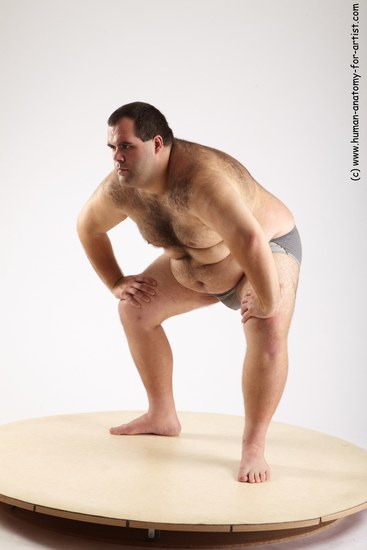 Underwear Man White Standing poses - ALL Overweight Short Standing poses - bend over Black Academic