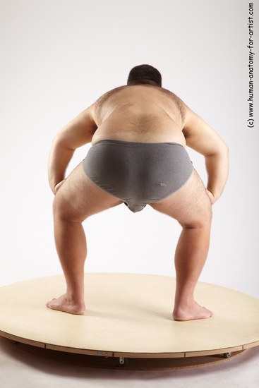 Underwear Man White Standing poses - ALL Overweight Short Standing poses - bend over Black Academic