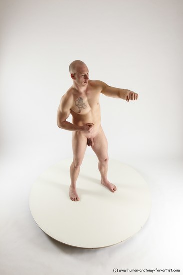 Man White Standing poses - ALL Slim Bald Standing poses - simple Multi angles poses Academic