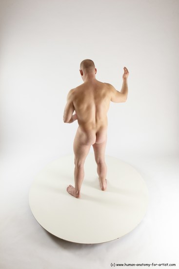 Man White Standing poses - ALL Slim Bald Standing poses - simple Multi angles poses Academic