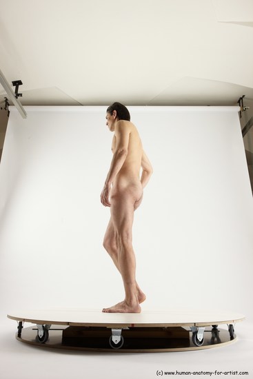 Nude Man White Standing poses - ALL Slim Short Brown Standing poses - simple Multi angles poses Realistic