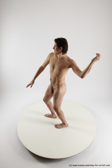 Nude Man White Standing poses - ALL Slim Short Brown Standing poses - simple Multi angles poses Realistic