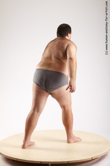 Underwear Man White Standing poses - ALL Overweight Short Black Standing poses - simple Academic