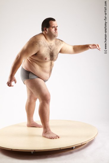 Underwear Man White Standing poses - ALL Overweight Short Black Standing poses - simple Academic