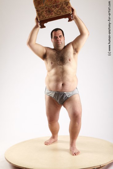 Underwear Man White Standing poses - ALL Overweight Short Black Standing poses - simple Academic