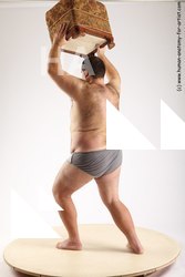 Underwear Man White Standing poses - ALL Overweight Short Black Standing poses - simple Academic