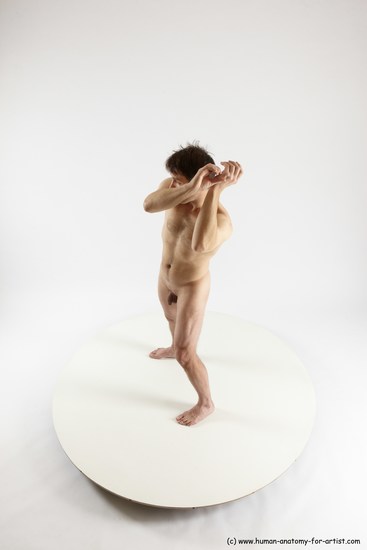 Nude Man White Standing poses - ALL Slim Short Brown Standing poses - simple Multi angles poses Realistic