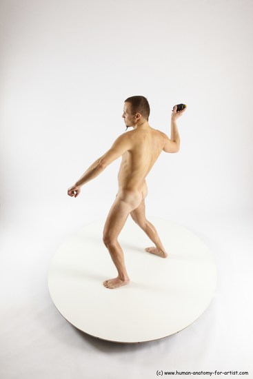 Nude Fighting Man White Standing poses - ALL Slim Short Brown Standing poses - simple Multi angles poses Realistic