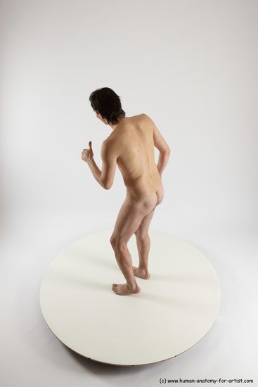 Nude Man White Standing poses - ALL Slim Short Brown Standing poses - simple Multi angles poses Realistic