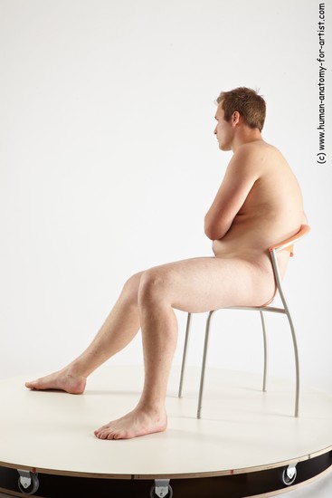 Nude Man White Standing poses - ALL Average Short Brown Standing poses - simple Realistic