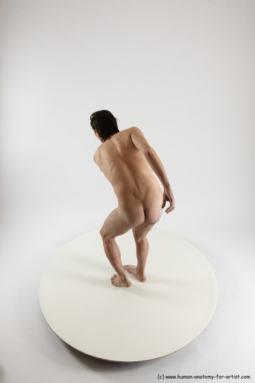 Nude Man White Standing poses - ALL Slim Short Brown Standing poses - simple Multi angles poses Realistic