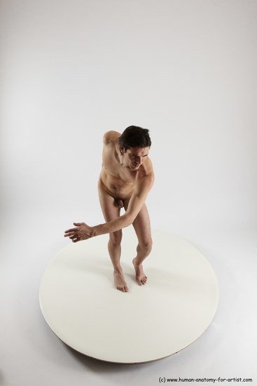 Nude Man White Standing poses - ALL Slim Short Brown Standing poses - simple Multi angles poses Realistic