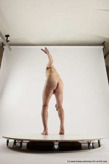 Nude Man White Standing poses - ALL Slim Short Brown Standing poses - simple Multi angles poses Realistic