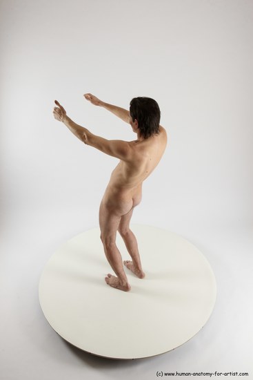 Nude Man White Standing poses - ALL Slim Short Brown Standing poses - simple Multi angles poses Realistic